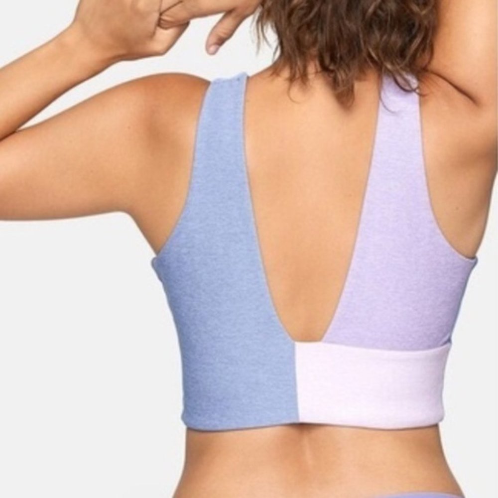 Outdoor Voices Venus Crop Top Lilac Medium